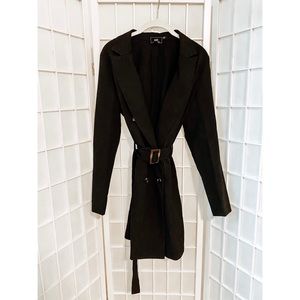 Have Black Tie Trench Coat